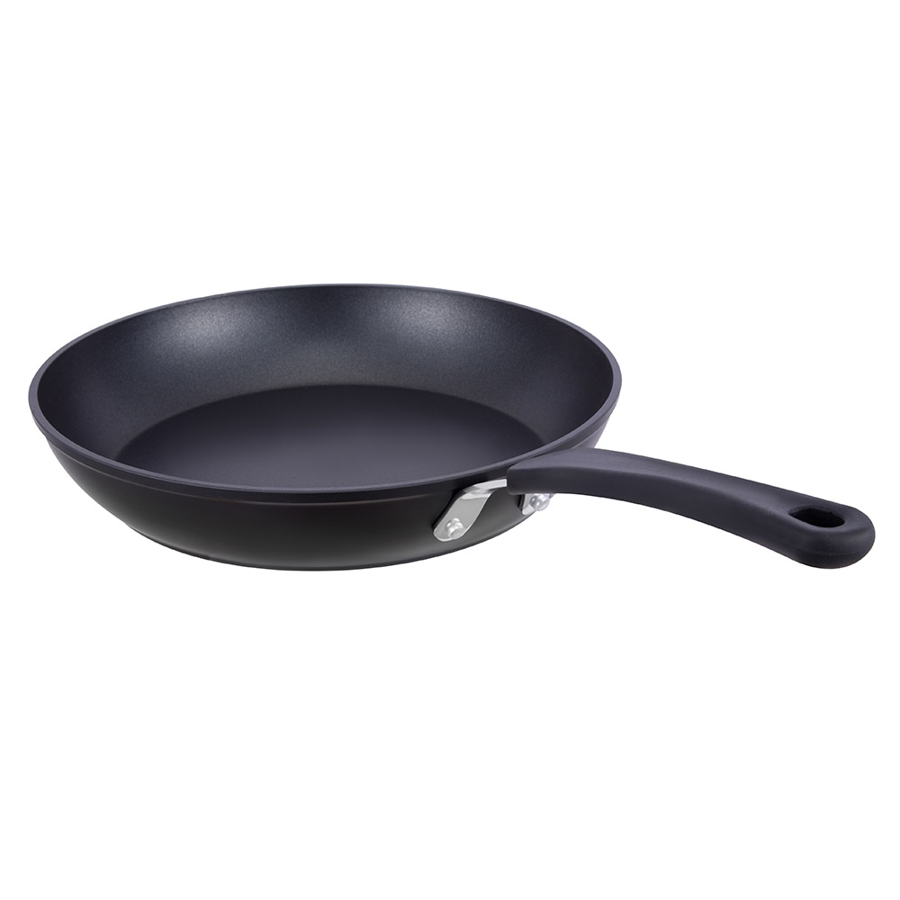 24 * 4,7 cm zwarte aluminium koekenpan met antiaanbaklaag zonder deksel JY-GWQ-2447